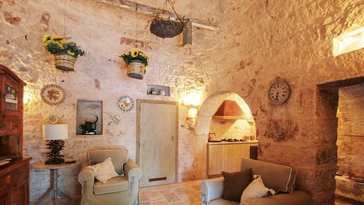 Trulli Peppe Wohnbereich