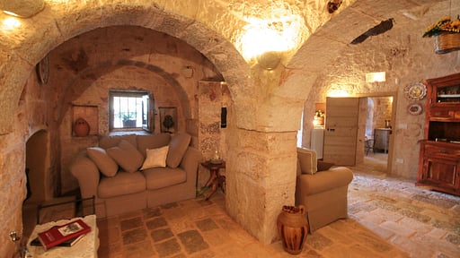 Trulli Peppe Wohnbereich