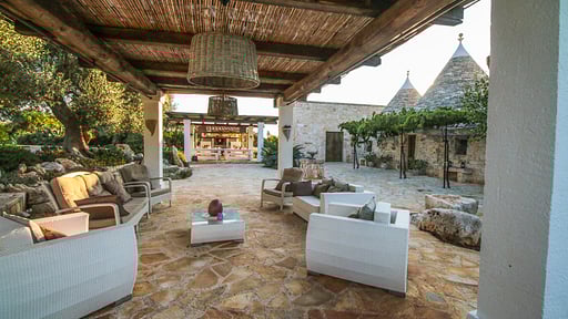 Trulli Peppe Terrasse/Veranda