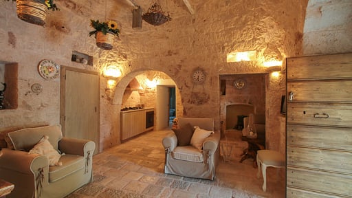 Trulli Peppe Wohnbereich
