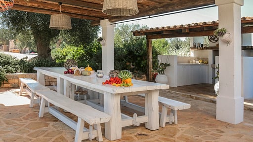Trulli Peppe Terrasse/Veranda