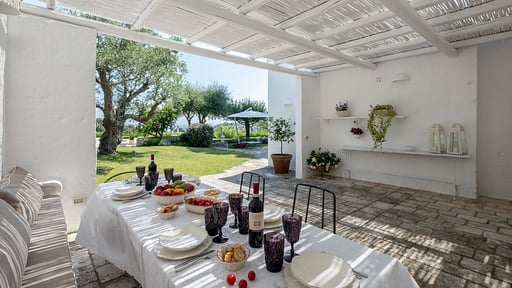 Trulli Silvana Terrasse/Veranda