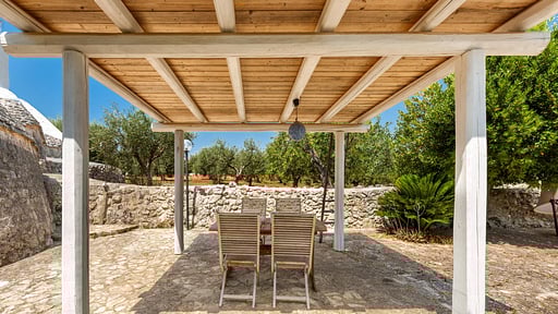 Trullo Chiaro di Luna Terrasse