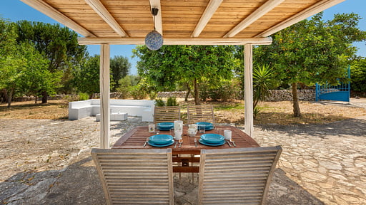 Trullo Chiaro di Luna Terrasse