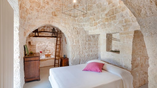 Trullo delle Stelle Schlafzimmer 1