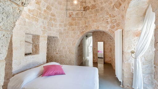Trullo delle Stelle Schlafzimmer 1