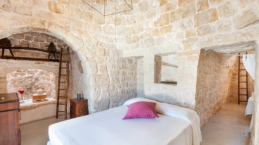 Trullo delle Stelle Schlafzimmer 1