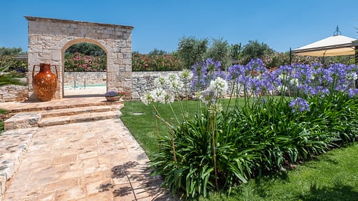 Trullo Gerbera Garten