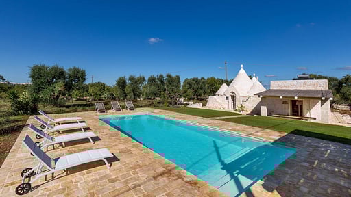 Trullo Giamar Schwimmbad