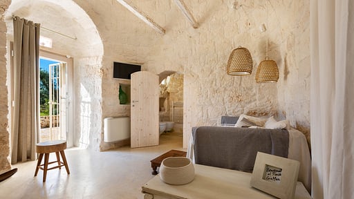 Trullo Giamar Wohnbereich