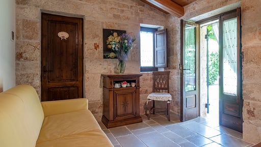 Trullo Glicine Wohnbereich