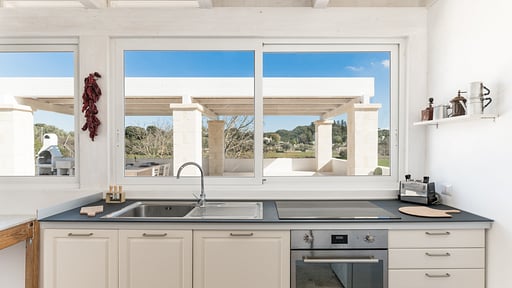 Villa Trullo La Dolina Kitchen