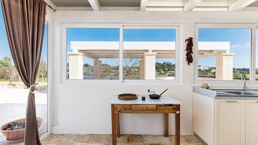 Villa Trullo La Dolina Kitchen