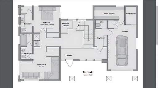 Tsubaki Floor plan