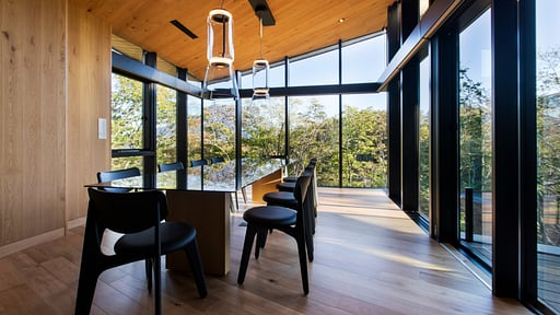 Tsubasa Chalet at Hanaridge Dining area