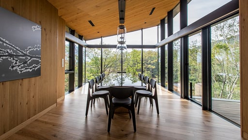 Tsubasa Chalet at Hanaridge Dining area