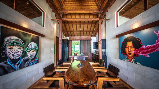 Tumpang Sari Villa Salle à manger