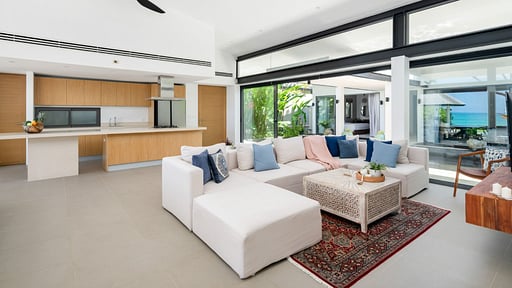 Twin Villa Natai North Living room