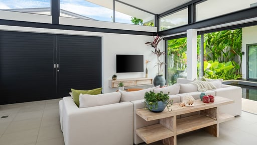 Twin Villas Natai South Living room