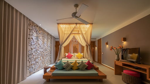 2 Bedroom Cliff Villa Schlafzimmer 1