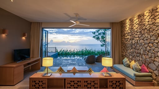 2 Bedroom Cliff Villa Wohnbereich
