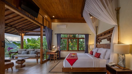 Ubud Valley Villa Bedroom 1