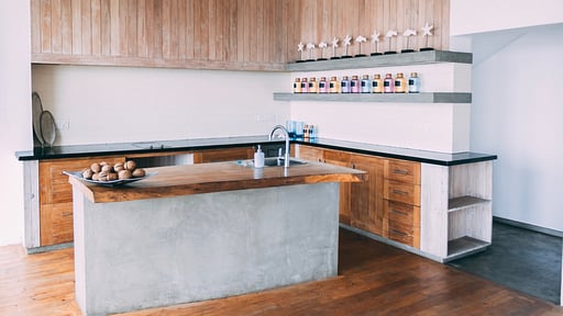 Ubuntu Beach Villas Kitchen