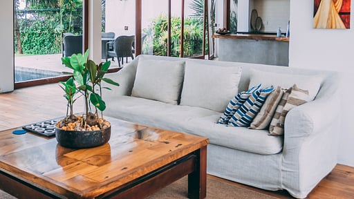 Ubuntu Beach Villas Living room