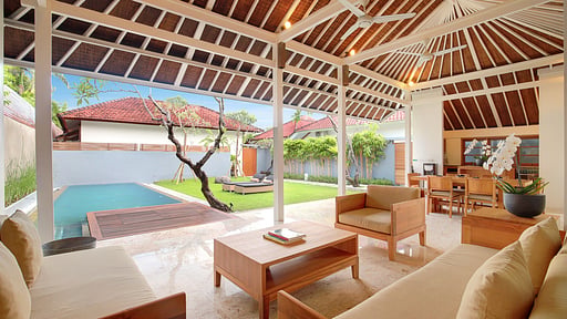 Uma Sapna Two Bedroom Pool Villa Living room