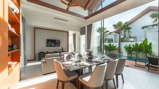 V186 The Ozone villa Dining area