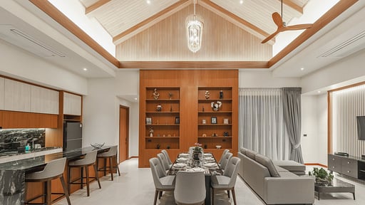 V186 The Ozone villa Dining area