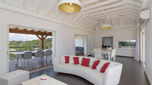 Villa 360° Woonkamer