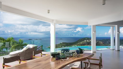 Villa 3H Dining area