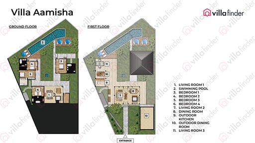 Villa Aamisha Floor plan