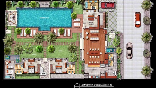Villa Abakoi Floor plan