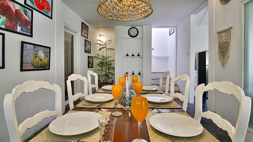 Villa Abida Dining area