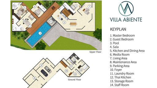 Villa Abiente Floor plan