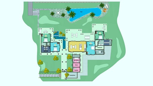 Villa Abiman Floor plan