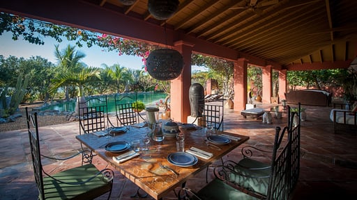 Villa African Queen Terras/Veranda
