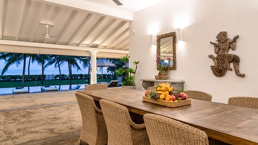 Villa Ahasa Dining area
