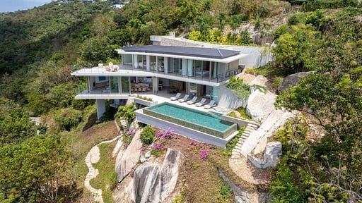 Villa Akoya Seaview 4 Фото с дрона