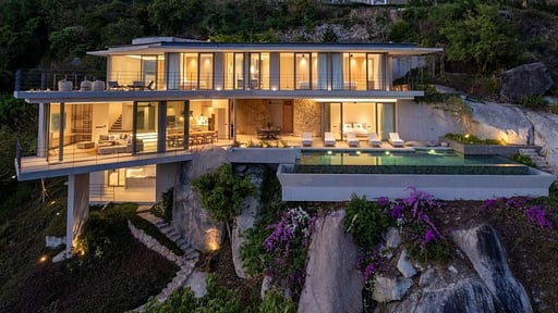 Villa Akoya Seaview 4 Фото с дрона