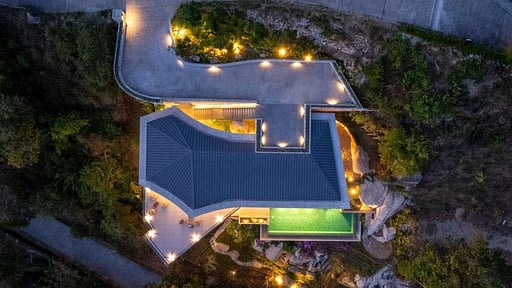 Villa Akoya Seaview 4 Фото с дрона