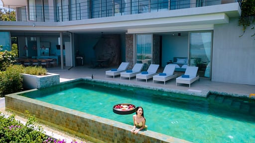 Villa Akoya Seaview 4 Бассейн