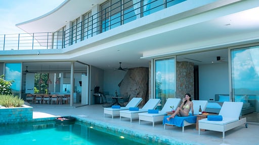 Villa Akoya Seaview 4 Бассейн