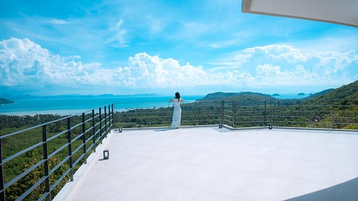 Villa Akoya Seaview 4 Терраса/веранда
