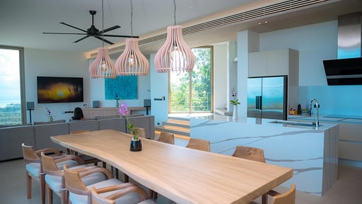 Villa Akoya Seaview 4 Обеденная зона