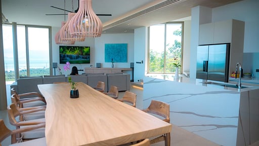 Villa Akoya Seaview 4 Обеденная зона
