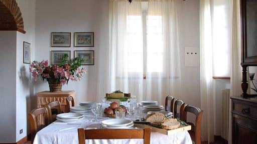 Villa Al Fanucchi Dining area