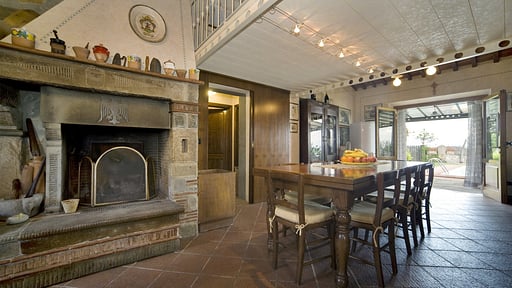 Villa Al Mennucci Dining area